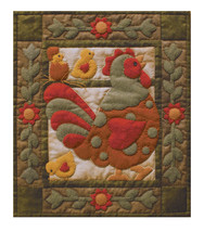 Spotty Rooster Wall Quilt Kit K0412 - $32.95