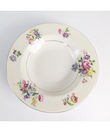 Vintage Theodore Haviland Pasadena 7.75&quot; Rimmed Soup Bowl c1958 Floral C... - $23.72 CAD