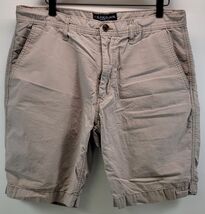 V) Men USPA U.S. Polo Association Beige Cotton Shorts 36 - $9.89