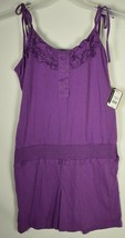 ORageous Girls Solid One Piece Romper Bright Violet Size (XL) 18/20 New - £6.00 GBP