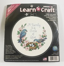 Dimensions Cross Stitch Kit Blue Birds FAMILY LOVE 72900 - $9.89