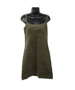 Copper Key Juniors Large Forest Green Micro Corduroy Jumper Mini Dress - $43.66