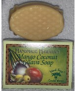 Island Soap Candle Works MANGO COCONUT GUAVA Handmade Hawaiian Bar Soap ... - £7.77 GBP
