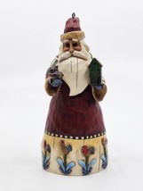 Jim Shore Santa Clause Bird Birdhouse Roosters 6&quot; Ornament 2002 HTF Retired - £19.53 GBP