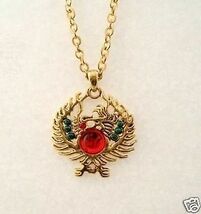 NEW MYSTICA ACCESSORY GOLDEN PHOENIX DRAGON NECKLACE - $13.49