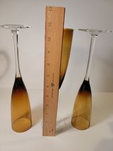 3 Fluted Champagne Glasses 10.5" Tall image 5