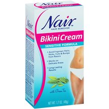 12-New Nair Hair Remover, Sensitive Formula, Bikini Cream With Green Tea, 1.7 oz - $89.89