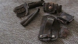 WW1 German leather Ammo Pouch Relic SOMME - £17.08 GBP
