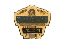 Disneyland Happiest Place on Earth Marquee Welcome Sign Cast Pin - £29.96 GBP