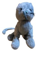 Ganz Webkinz CHARCOAL CAT Gray Kitty 8&quot; stuffed toy HM152 plush only- no code - £7.83 GBP