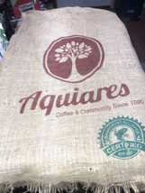 Aquiares Coffee Burlap Coffee Bag Wall Art - £22.00 GBP