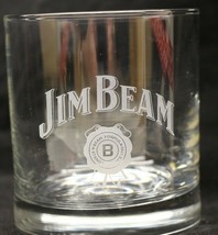 Vintage Jim Beam Whiskey Glass Gift On The Rocks Glass in box  - $22.51