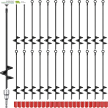 Anchor Spiral Blade Heavy Duty Earth Anchors Swing Set Metal Shed Kit fo... - $3,376.46 MXN