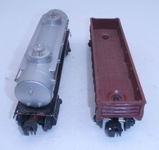 Lot Of 2 Lionel Train Cars - 2465 Sunoco Tank Car &amp; 9031 Nickel Plate Gondola - $24.99