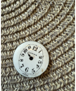 Antique 1920&#39;s 30s Men&#39;s Corma Enamel Wrist Watch Dial Black White Art Deco - $46.00 CAD