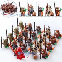 21pcs Star Wars Ewok Village Vader Tokkat Wicket Logray Chief Chirpa Minifigures - £26.37 GBP