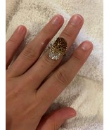 Vintage ring band  sterling silver 925  beautiful unique  size 6 1/4 - $49.50