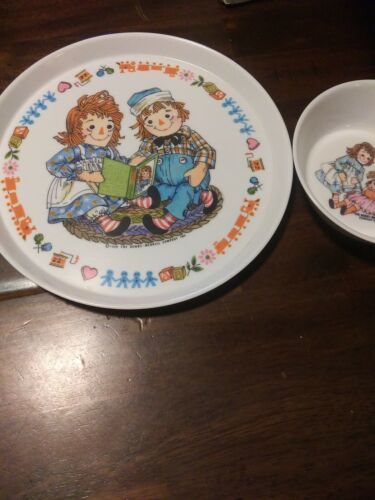 1969 Bobbs Merrill Raggady Ann &amp; Andy Dish Set - $5.89