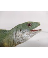 Vintage 80s AAA Large Iguana Lizard Green Rubber Toy Figure Realistic 20"  - $24.70