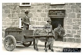 rp16495 - Donkey &amp; Cart outside Atlantic Hotel , Scilly Isles - print 6x4 - £2.20 GBP