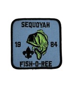 Vtg 1984 Boy Scouts BSA Embroidered Patch Sequoyah Council Fish O Ree 3&quot;... - €12,15 EUR