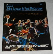 The Beatles Songbook Songs Of John Lennon &amp; Paul McCartney Vintage 1978 - £27.40 GBP