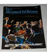 The Beatles Songbook Songs Of John Lennon &amp; Paul McCartney Vintage 1978 - $48.00 CAD