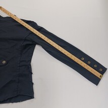 Yilishi Women's Black Cotton Blend Full Button Denim Jacket Size XL Chest 41 image 9