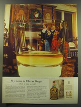 1960 Chivas Regal Scotch Ad - My name is Chivas Regal ..what is my secret? - £11.87 GBP