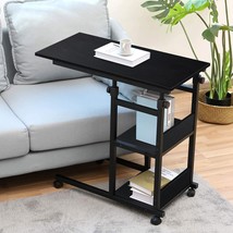 C Shaped Side Table with Wheels - £66.05 GBP