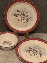 Royal Seaons Snowman Dishes - $23.00