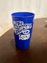 Vintage Cedar Point The Amazement Park Plastic Souvenir Mug Blue - $6.08