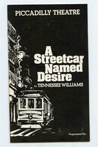 A Streetcar Named Desire Program Piccadilly Theatre London Claire Bloom - £11.07 GBP