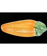 Vtg Carrot Shape Serving Dish Platter Holiday Table Made in Italy Bright... - $35.09 CAD