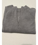 Designers Original Sweater Top Womans M Solid Gray Long Sleeve Round Neck - €7,81 EUR