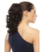Crush Ponytail Long Curly Women&#39;s Reversible Claw Clip In Attachment Eas... - £33.35 GBP