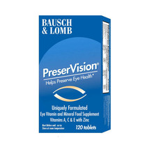 Bausch &amp; Lomb Preservision 240 Tablets 2 Months Supply Vitamin Supplements AMD - £52.00 GBP