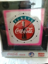 Always COCA-COLA Square Coke Clock Vintage 1994 Never Opened Brand New - £46.89 GBP