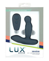 Lux Active Revolve 4.5 Inch Rotating &amp; Vibrating Silicone Anal Plug Massager - £59.16 GBP