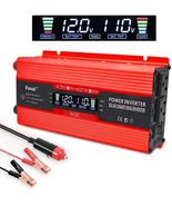 LVYUAN 500W Car Power Inverter 12V to 110V DC to AC with 2 US Sockets,, ... - $38.99