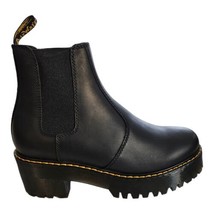 Dr. Martens Rometty Leather Chelsea Boots Black Burnished Wyoming  Women&#39;s 9  - £131.73 GBP