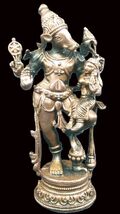Laxmi Varaha / Bhu Varaha Idol In Pure Solid Copper - €80,69 EUR