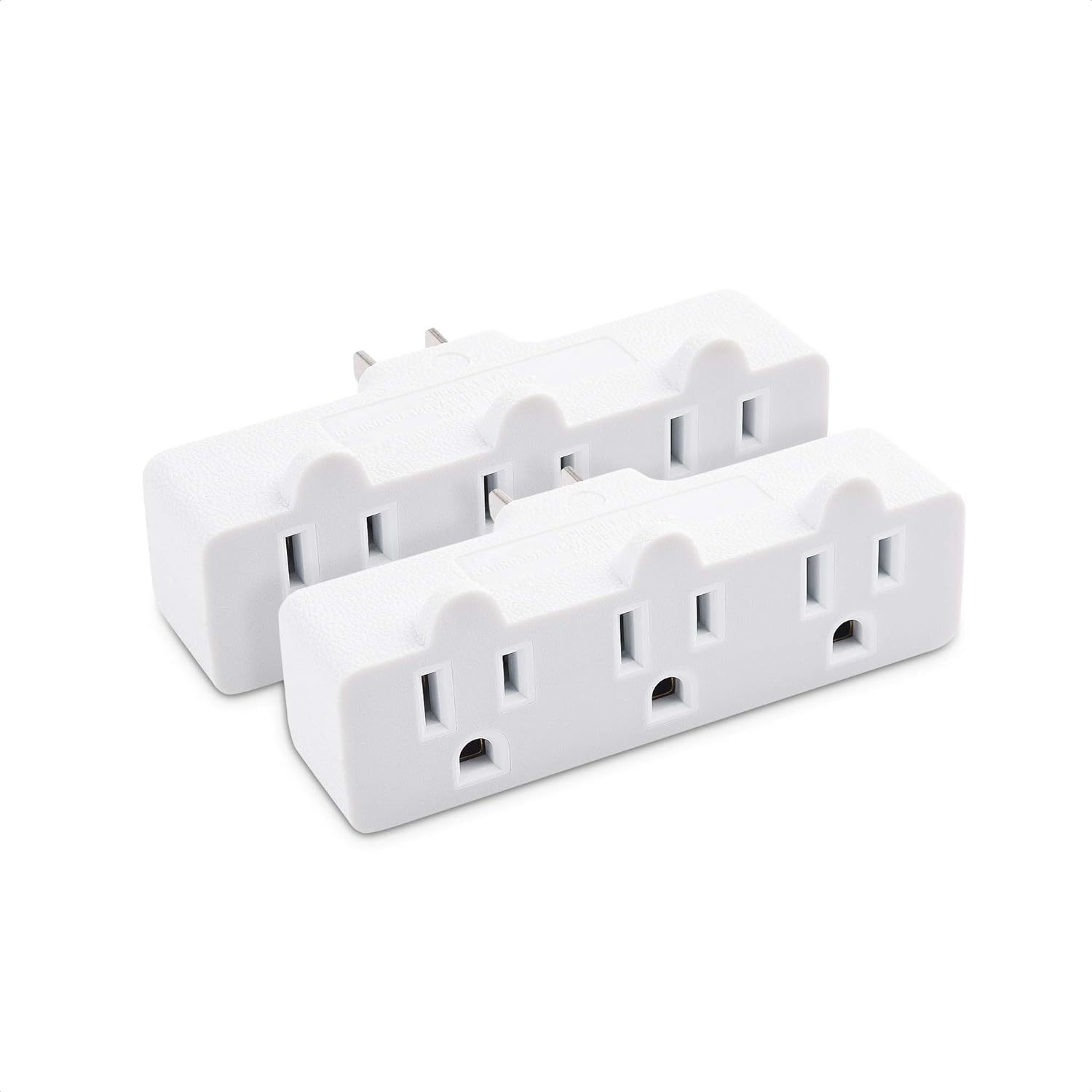 Primary image for Cable Matters 2-Pack Spaced 3 Outlet Grounded Outlet Extender Wall Tap