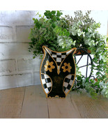 Courtly Owl Decor Checked Owl Black and White Checked Decor Courtly Decor - $71.34 CAD