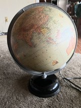 Rand Mcnally Terrestre Arte Globe – Vintage – Luce Lacci – Arte Deco - £201.93 GBP