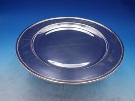 Perles by Cohr 826 Silver Charger Plate Beaded Border c1940 (#7073) - $1,825.29 CAD