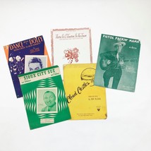 Set of 5 Music Sheets Dance With A Dolly Sioux City Sue Plus More - $12.86