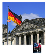 GERMAN GERMANY Deutschland 3x5 Super-Poly Indoor/Outdoor FLAG Banner*USA... - £10.95 GBP