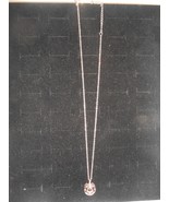 925 Pink Silver Love Necklace 18&quot; - $9.26 CAD