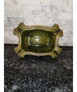 Vintage Ungemach Pottery Company UPCO USA Green Glaze Soap Dish - $24.65